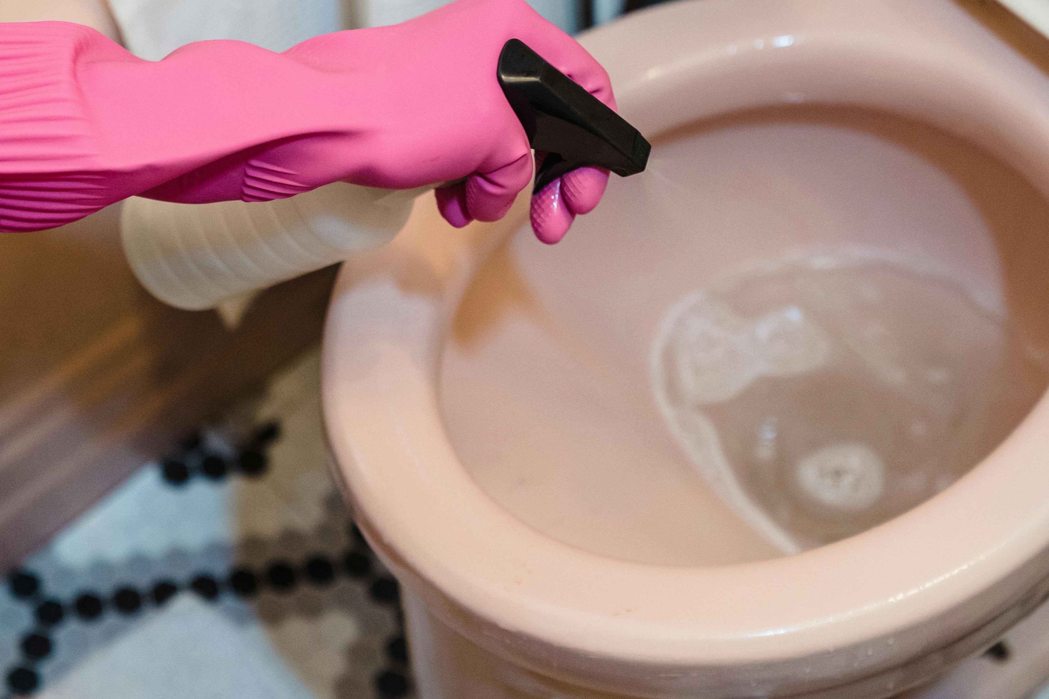 bathroom cleaning